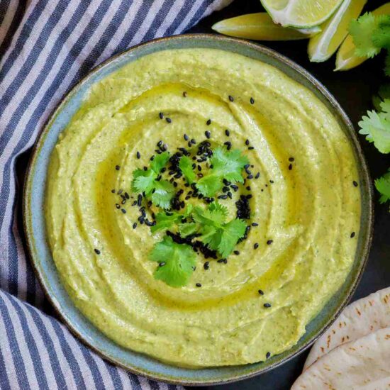 Cilantro Jalapeno Hummus