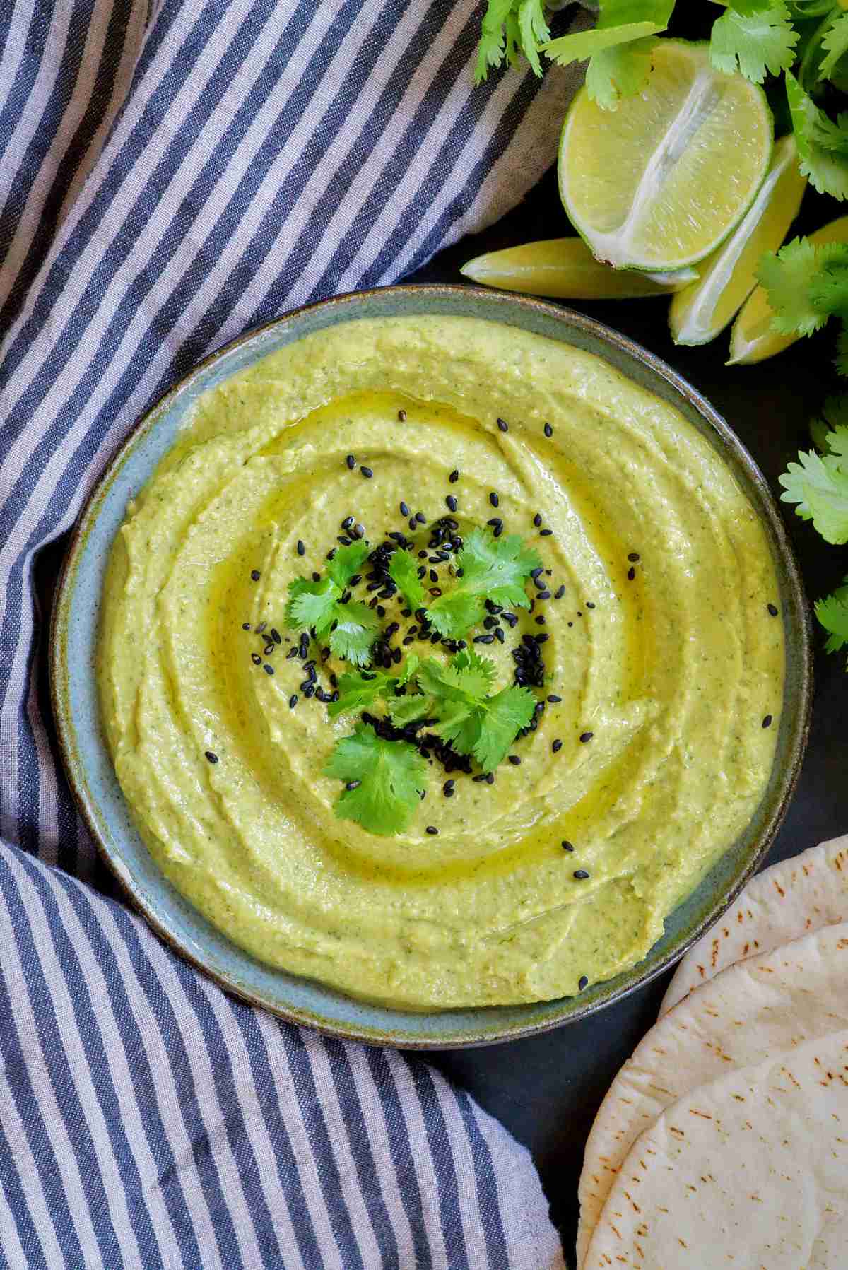 Cilantro Jalapeno Hummus